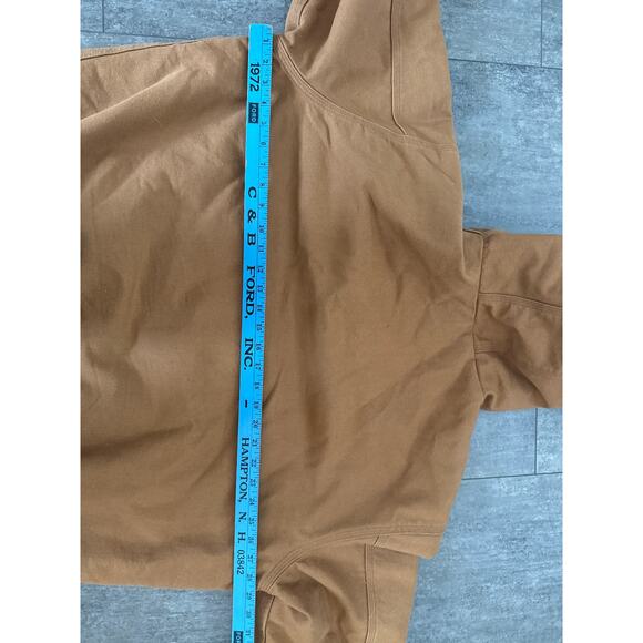 Carhartt Men's 104050-BRN Insulated Full Zip Hooded Jacket XL - Picture 6 of 6